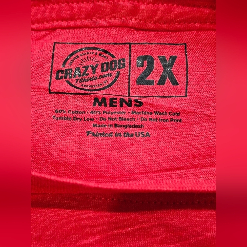 Crazy Dog Funny Men's T-Shirts- You're Killin' Me Smalls! Size 2XL, New - Picture 3 of 3